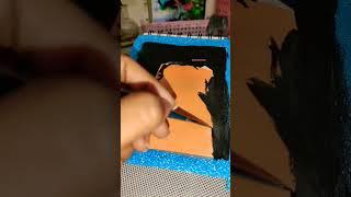 easy shivaji maharaj drowning for beginners ||creative Art By Annu|| #shortsfeed #short