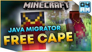 FREE CAPE! Minecraft Java Migration Guide & How To Activate Migrator Cape