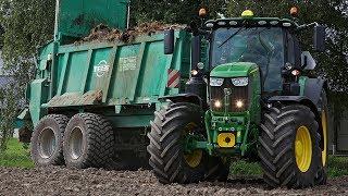 *NEW* John Deere 6250R & Tebbe in action | Muck spreading