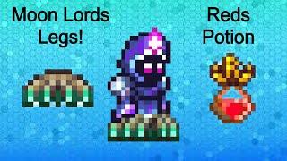 How to Get Moon Lord's Legs and Red's Potions in Terraria 1.4!