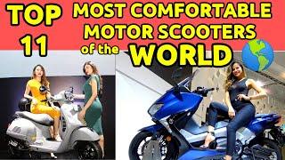 TOP 11 MOST COMFORTABLE SCOOTERS IN THE WORLD | 2022-2023| MOTOR SCOOTERS | MAXI SCOOTERS|