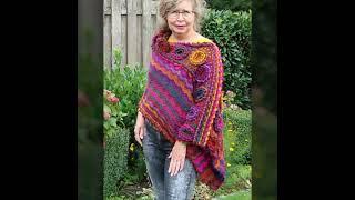 Latest Crochet Poncho Patterns 2022 #shorts