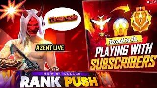 BR RUNK PUSH TOP ONE GRANMASTER AZENT LIVE #nonstopgaming #freefirelive #shortfeed_