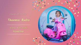 Pre Birthday Shoot || Thanmai Rudra || Vishwa Kids Studio || 4K ||