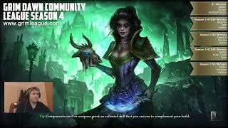 (No commentary) Grim Dawn - Community League Season 4 Witchblade levelling - Day 3 - 01/10/2022