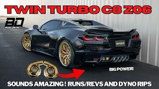 Twin Turbo C8 Z06 Build and Dyno Runs! SOUNDS AMAZING!!