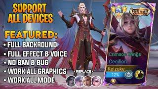 Script Skin Cecilion Collector - Crimson Wings No Password | Full Effect & Voice