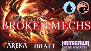 They say Enthusiastic Mech decks are BROKEN | Premiere Draft | Neon Dynasty | Mtg Arena