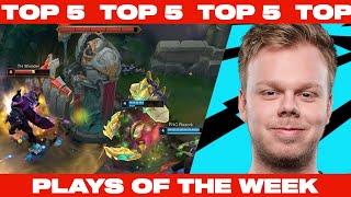 Wunder's REVENGE tour! Insane outplay vs. FNATIC | TOP 5 PLAYS