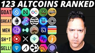 BRUTALLY RANKING 123 Crypto Altcoins for 2025 from My Head (Crypto Tier List)