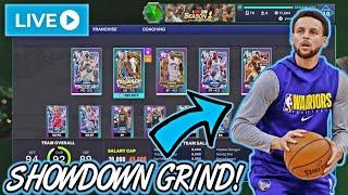 SHOWDOWN GRIND LIVE! NBA 2k25 Myteam Stacking MT And Getting Right with Pink Diamond Stephen Curry