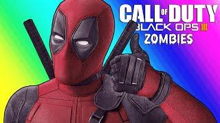 BO3 Zombies Funny Moments - Deadpool and The Multiverse of Maps!