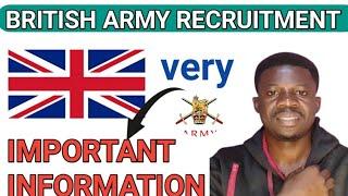 UK Army recruitment: important information for all commonwealth applicants