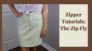 Zipper Tutorials:  The Zip Fly