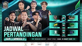 LIVE | MDL ID S11 | Regular Season | Minggu 2 Hari 1