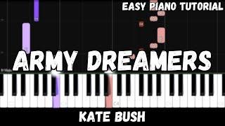 Kate Bush - Army Dreamers (Easy Piano Tutorial)