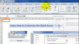 How to Customize the Quick Access Toolbar in Excel 2007 or Excel 2010