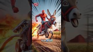 Spiderman vs Venom vs Superman #spiderman #marvel #shorts
