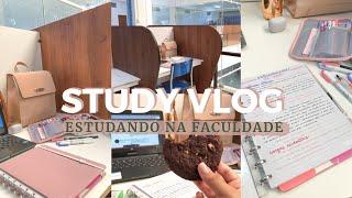 study vlog | estudando na faculdade, volta as aulas 2022