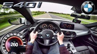 BMW 5 Series 2017 M Sport 540i G30 ACCELERATION & AUTOBAHN TOP SPEED POV by AutoTopNL