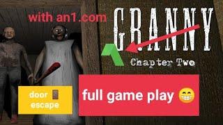 granny 2 full gameplay with ani.com mod menu freeze  granny freeze  Grandpa freeze  door escape 