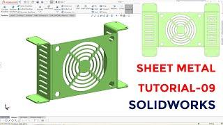 Solidworks Sheet Metal Tutorial #solidworks #solidworkstutorial #tutorial #cadcam #cad #autocad #3d