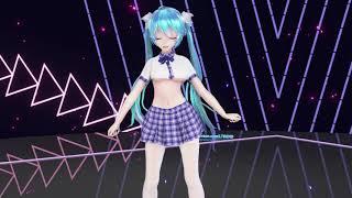 【MMD MIKU】AOA  Еxcuse me