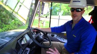 Komatsu HM300/400 articulated haul truck | cab controls