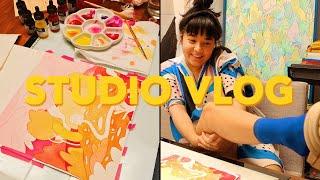 STUDIO VLOG 42  LOTS OF PAINTING + STORE PREP