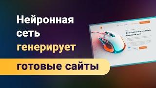 Создаем полноценные сайты с помощью нейронной сети. Генерируем веб-дизайн, тексты и верстаем итог