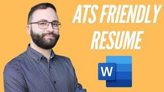 Creating an ATS-Friendly Resume Using Microsoft Word