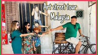 Penang Art Street,Chulia street,Armanian street tour | George Town city tour