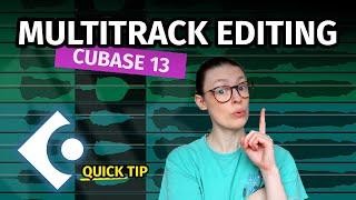 HOW TO MULTITRACK EDIT | Quick Tip Cubase 13