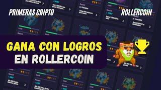  ¡GANA RECOMPENSAS GRATIS en Rollercoin con los NUEVOS Logros!