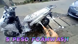 5 Peso Moto Carwash | 5 Peso Foamwash