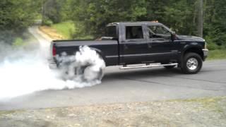 F-350 Turbo Diesel Burnout Fail