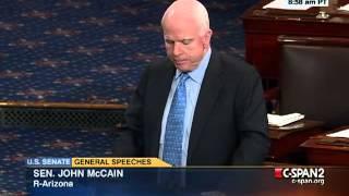 Senator John McCain (R-AZ) defends Huma Abedin