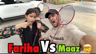 Fariha ne mujhe badminton ka challenge dediya | kon jeeta