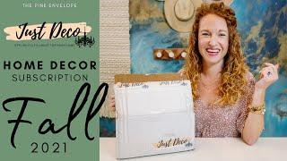 Just Deco Fall 2021 Unboxing, Review & Fall Decorate with Me