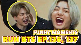 RUN BTS [EP.136, 137] FUNNY MOMENTS [Eng Sub]