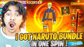 I Got Naruto Bundle in Just 1 Spin? or Spent 100000 Diamonds Garena freefire