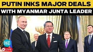 LIVE | Russian President Vladimir Putin Seals Landmark Deals With Myanmar Junta Leader