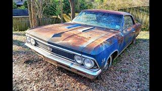 Backyard Barn Find: 1966 Chevelle SS 396, Sunk 35 years, We Dig Out, Buy, And Start