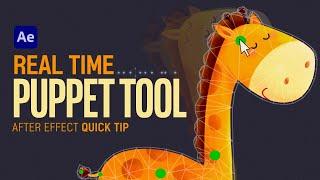 After Effects Quick Tip Real Time Puppet Tool Animation