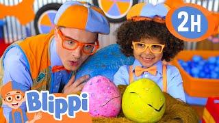 Blippi's Epic Dino Egg Hunt | BEST OF BLIPPI TOYS | Educational Videos for Kids