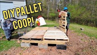 Beginnings of our DIY PALLET Chicken COOP! The Reselling Homestead