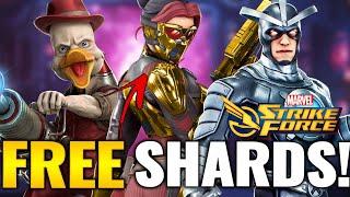 CAPTAIN BRITAIN & OLD MAN LOGAN NEXT WEEK!, Free Shards Coming, Quasar Red Stars Marvel Strike Force