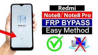 Redmi Note 8/ Note 8 Pro Google Account/ FRP Bypass - (Without Pc)- New Method