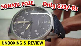 Sonata Poze Analog Watch Unboxing And Review | Sonata Poze for Men-SP70011NL01W Under 623/- Rs