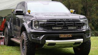 RAPTOR LIGHT BAR THAT ACTUALLY WORKS !  Lazer Lamps Ranger Raptor Grille integration kit.